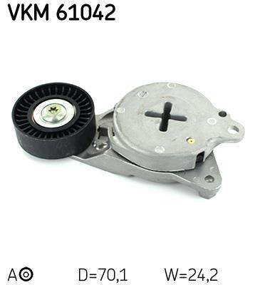 Galet tendeur de courroie d'accessoire SKF ref. VKM 61042